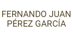 FERNANDO JUAN PÉREZ GARCÍA
